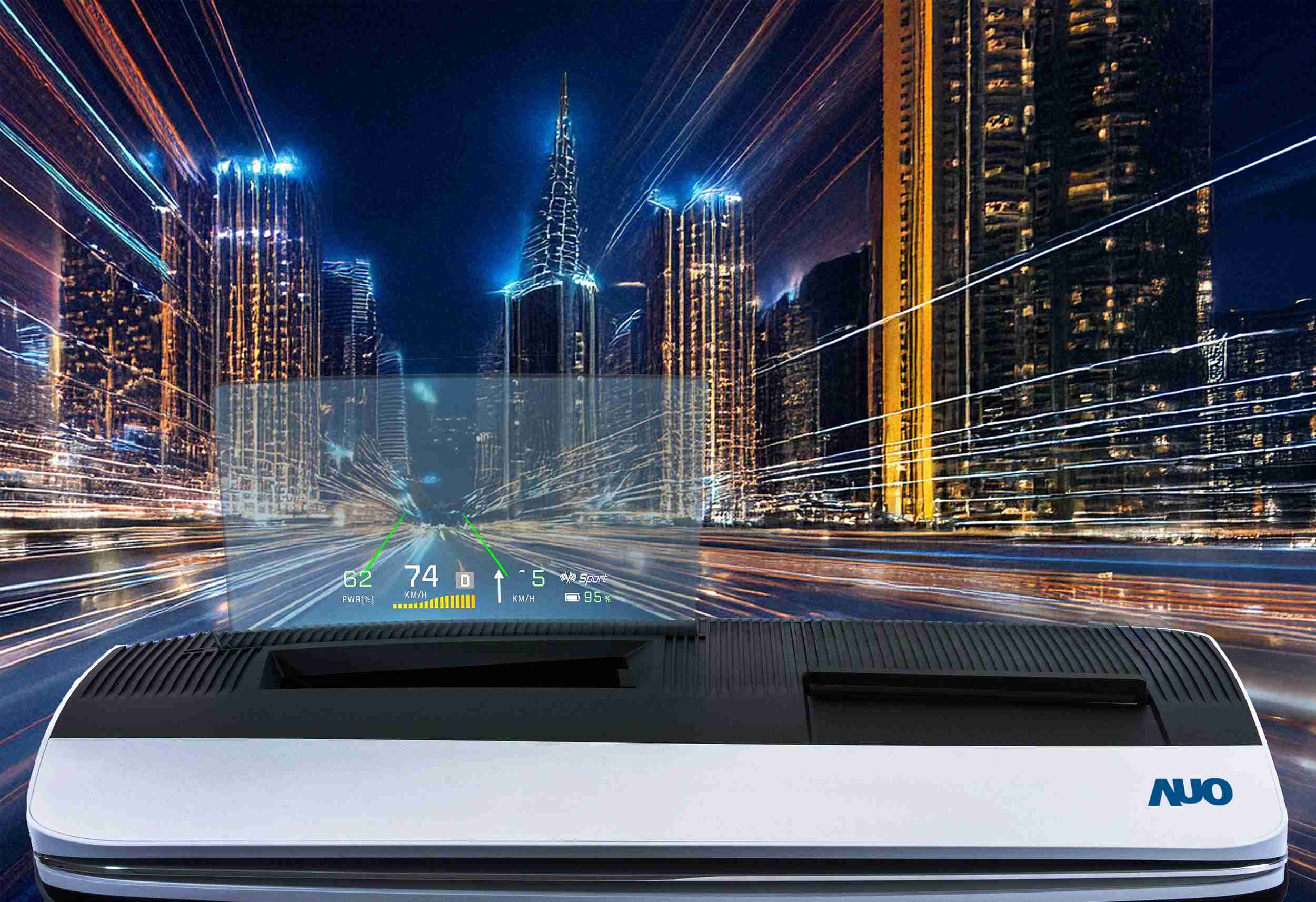 2121非凡推出13吋Micro LED抬头显示器，，提供高入眼亮度、、、、高色彩饱和度的显示质量，，在阳光下或黑暗中都清晰可见，，，并利用Micro LED模块体积小的优势，，，解决车用空间有限的痛点